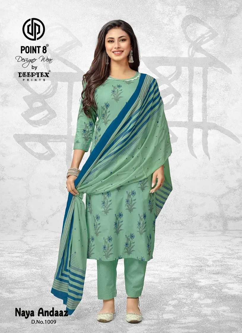 Naya Andaaz Vol 10 By Deeptex Cotton Printed Kurti Bottom With Dupatta Wholesale Price